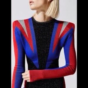 Balmain Jacquard Knit Dress.